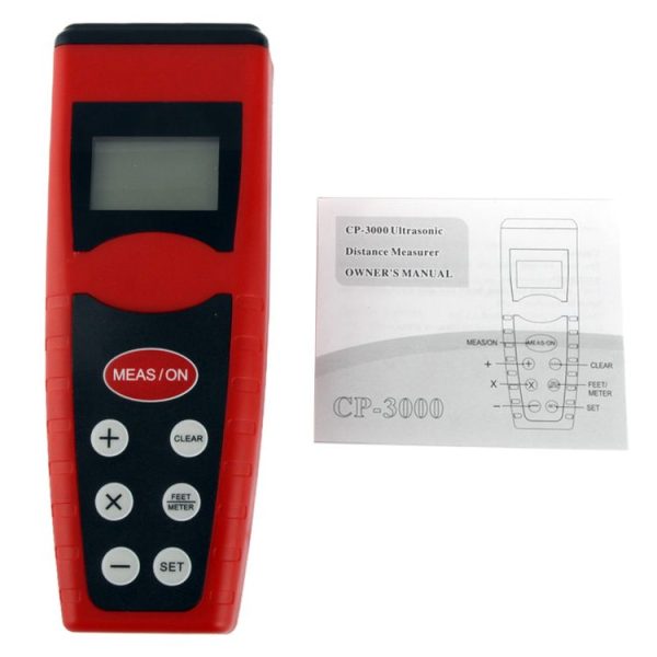 Ultrasonic Distance Measure Measurer with Laser Pointer, Range: 0.5-18m (CP-3000) - Image 5