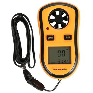 Digital Anemometer (Yellow)