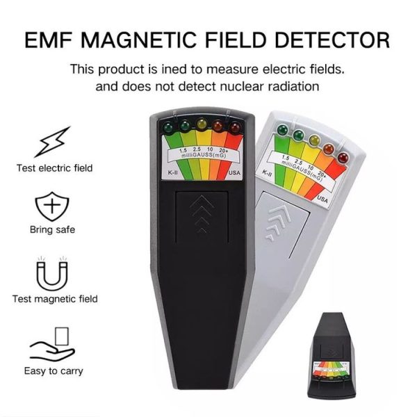 5-LED Electromagnetic Radiation Detector EMF Meter Tester - Image 3