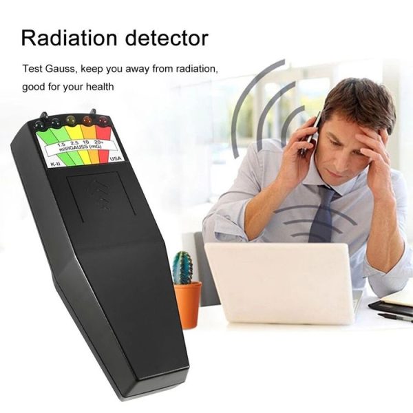 5-LED Electromagnetic Radiation Detector EMF Meter Tester - Image 6