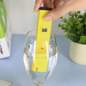 Pocket-sized PH Meter with ATC (Yellow)
