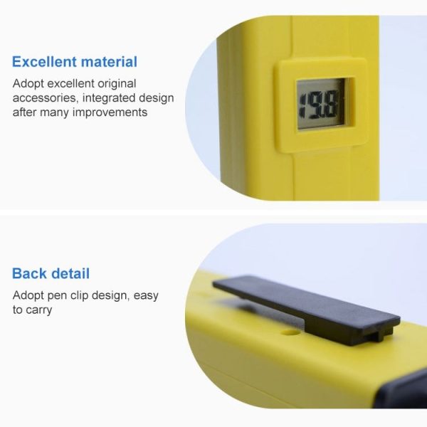 Pen Type PH Meter (Yellow) - Image 6