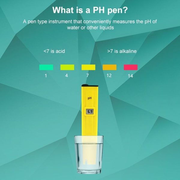 Pen Type PH Meter (Yellow) - Image 7