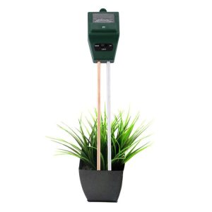 3 in 1 Plant Flowers Soil Meter (PH + Moisture + Light) (Green)