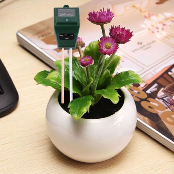 3 in 1 Plant Flowers Soil Meter (PH + Moisture + Light) (Green) - Image 7