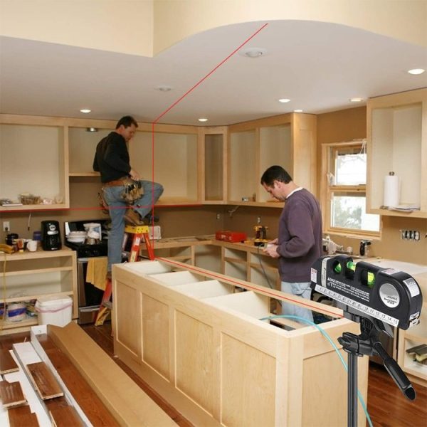 Level Laser Aligner Horizon Vertical Measuring Tape - Image 12