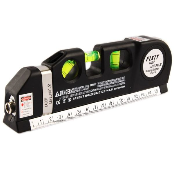 Level Laser Aligner Horizon Vertical Measuring Tape - Image 2