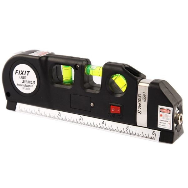 Level Laser Aligner Horizon Vertical Measuring Tape - Image 3