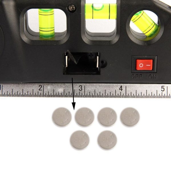 Level Laser Aligner Horizon Vertical Measuring Tape - Image 6