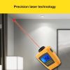 Mini Ultrasonic Distance Measurer with Laser Pointer (Orange) - Image 6