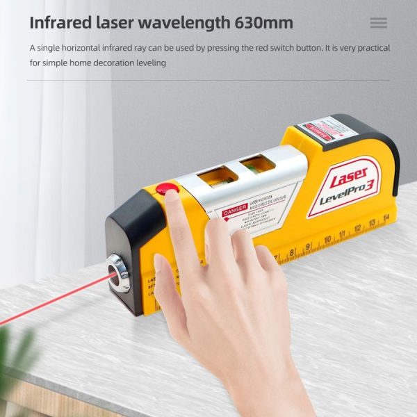 Laser Level with Tape Measure Pro 3 (250cm) - Image 6