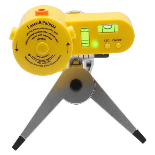 LV-06 8-Function Laser Level Leveler with Tripod (Yellow)