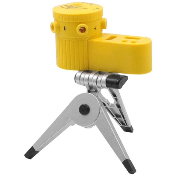 LV-06 8-Function Laser Level Leveler with Tripod (Yellow) - Image 2