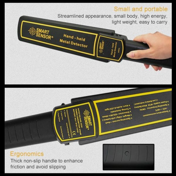 AR954 Handheld Security Metal Detector, Detection Distance: 60mm - Image 4