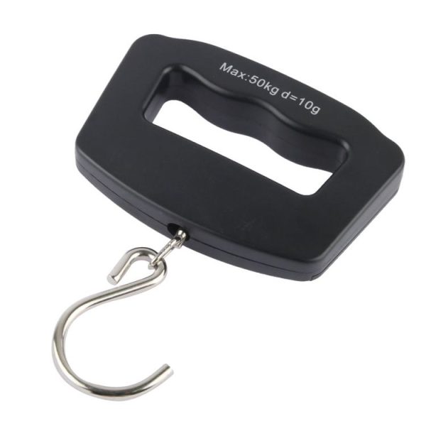 50kgx10g LCD Electronic Travel Luggage Hook Weight Scale (Black) - Image 4
