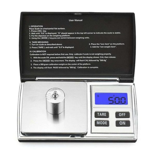 1000g / 0.1g Digital Diamond Scale (Black)