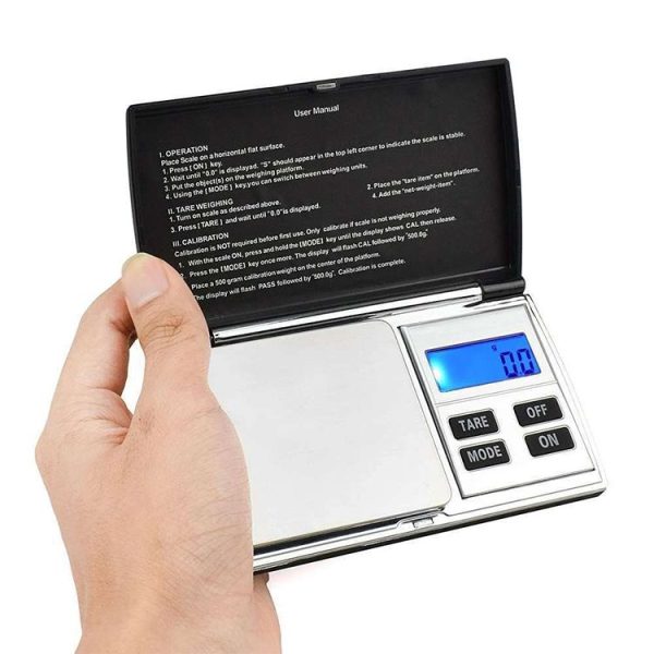 1000g / 0.1g Digital Diamond Scale (Black) - Image 2
