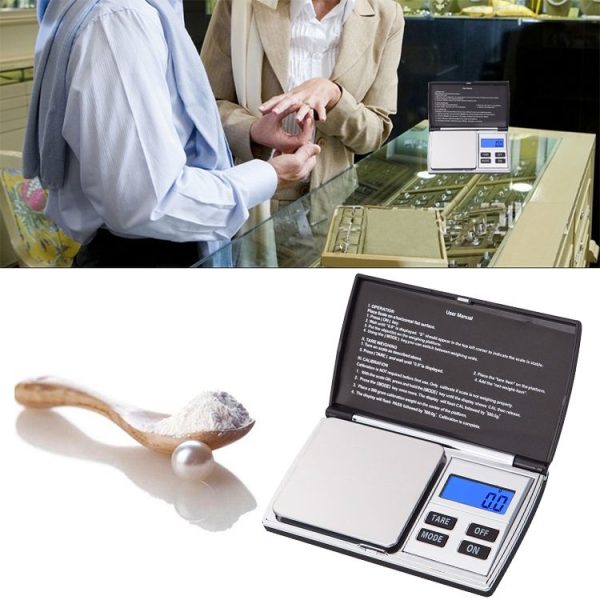 1000g / 0.1g Digital Diamond Scale (Black) - Image 6