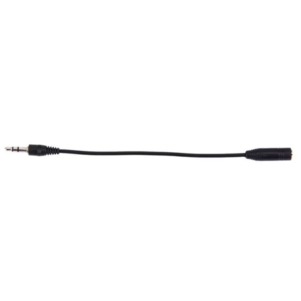 3.5 Male to 2.5 Female Converter Cable, Length: 17cm (Black) - Image 2