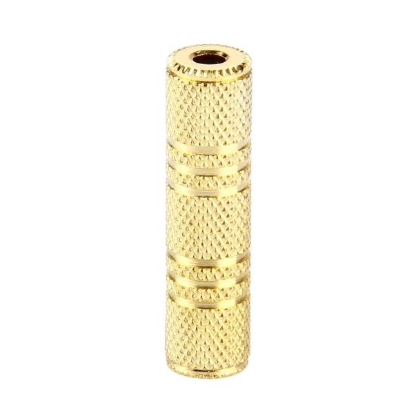 Gold Plated 3.5mm Female to 3.5mm Stereo Jack Adaptor Socket Adapter - Image 3