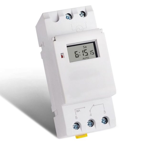 Multifunction Weekly Programmable Electronic Timer (White) - Image 2