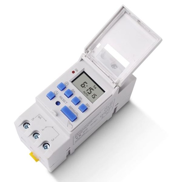 Multifunction Weekly Programmable Electronic Timer (White) - Image 3