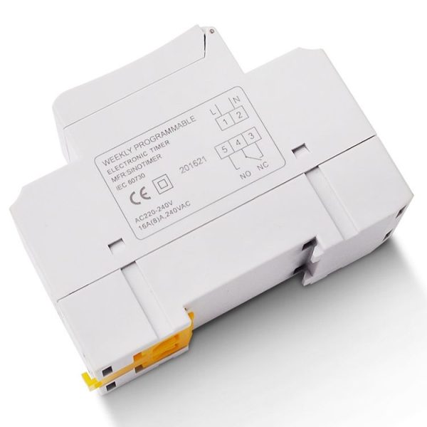 Multifunction Weekly Programmable Electronic Timer (White) - Image 5