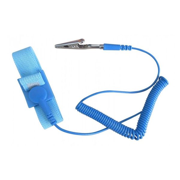 Anti-Static Static-free Wristband Wrist Strap Band ESD Discharge Grounding Tool (Baby Blue) - Image 2