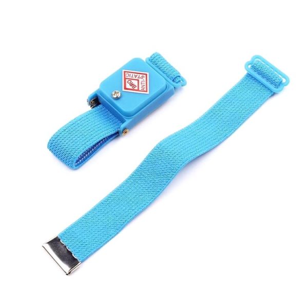 Wireless Anti Static ESD Discharge Cable Band Wrist Strap (Baby Blue) - Image 2