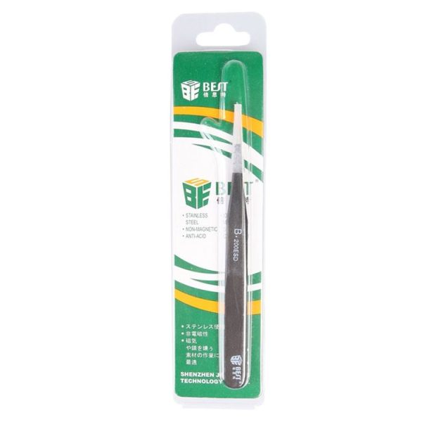 BEST BST-200ESD 202 Stainless Steel Anti-static Tip Tweezers - Image 7