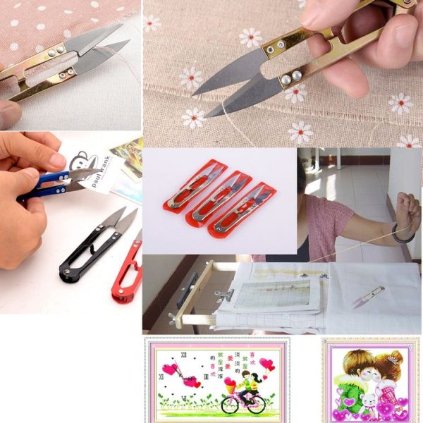 12 PCS Iron & Steel Thread Clippers, Size: 110 x 25 x 0.8mm - Image 5