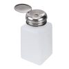 200ml Push Down Alcohol and Liquid Container Bottle (White)