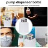 200ml Push Down Alcohol and Liquid Container Bottle (White) - Image 7