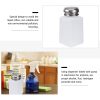 250ml Push Down Alcohol and Liquid Container Bottle (White) - Image 4