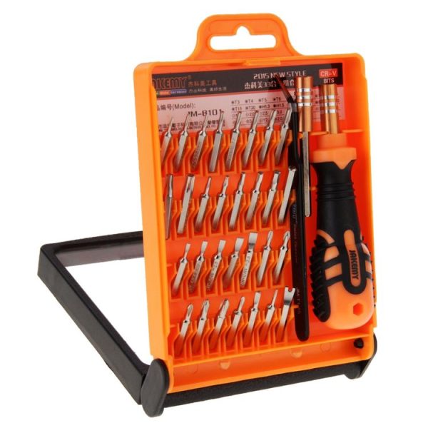 JAKEMY JM-8101 33 in 1 Screwdriver Bit Set with Tweezers & Extension Bar - Image 3