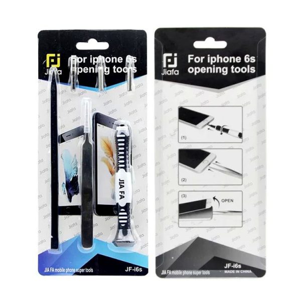 JF-6S 6 in 1 Demolition Screwdriver Repair Opening Tools Set for iPhone - Image 6