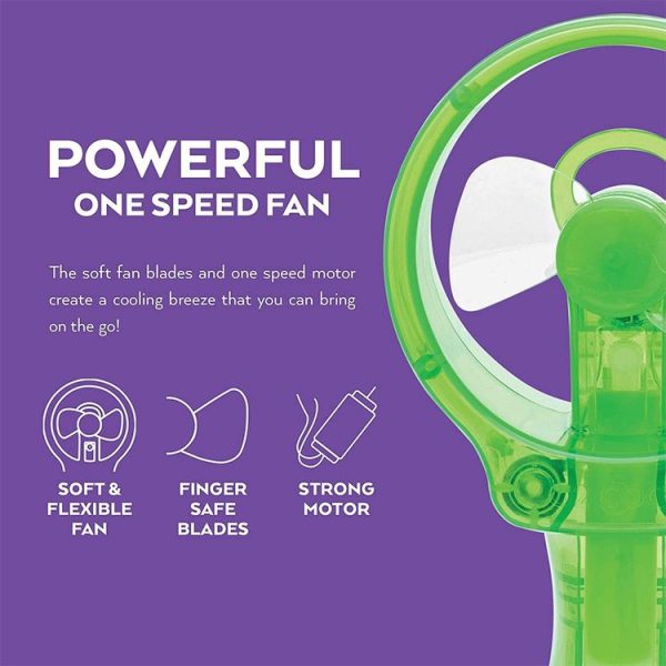 YC-8333 Hand-held Water Spray Fan (Color Random Delivery) - Image 4