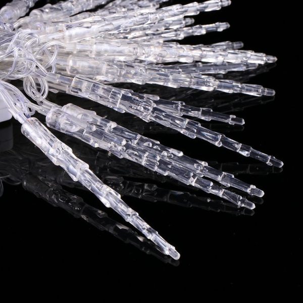 7m Icicle Pendants Decoration String Lights, 30-LED Multi-Colored Light (AC 220V / EU Plug) (Transparent) - Image 3