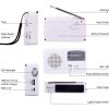 Multi-function Portable Solar / Cranked Dynamo Power LED Flashlight with AM / FM Radio & Mobile Phone Charger - Image 2