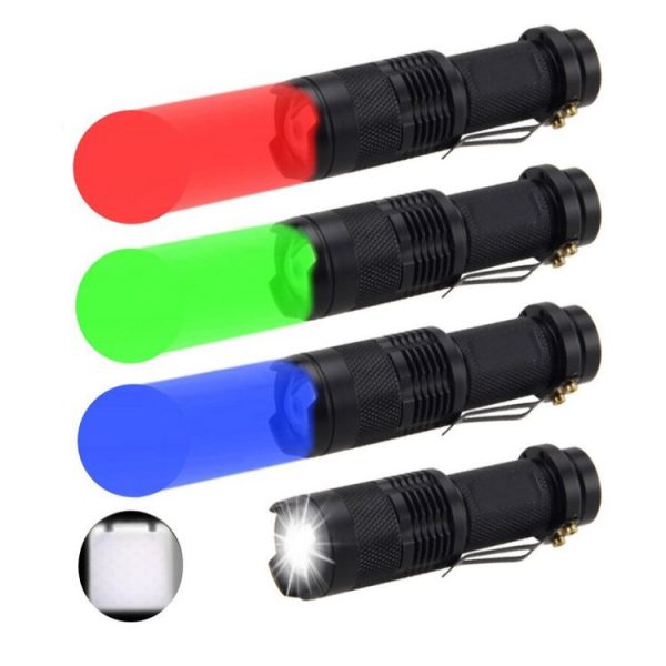 SK98 LED Focus Flashlight, 3 Mode, Cree XM-L T6 LED, Luminous Flux: 1000lm, Length: 9.2cm (White Light) - Image 2