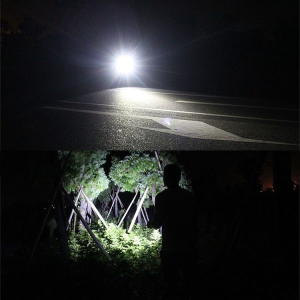 SK98 LED Focus Flashlight, 3 Mode, Cree XM-L T6 LED, Luminous Flux: 1000lm, Length: 9.2cm (White Light) - Image 5