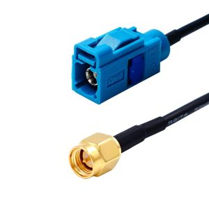 Fakra Z Female to SMA Male Connector Adapter Cable / Connector Antenna (Blue)
