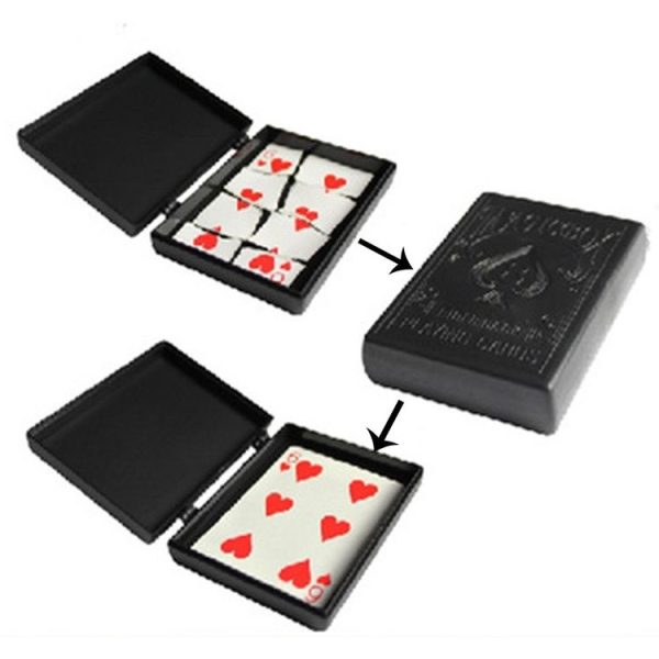 3 PCS Restore Box Broken Paper Card Case Close-up Magic Trick Toy (MG0290) (Black) - Image 2