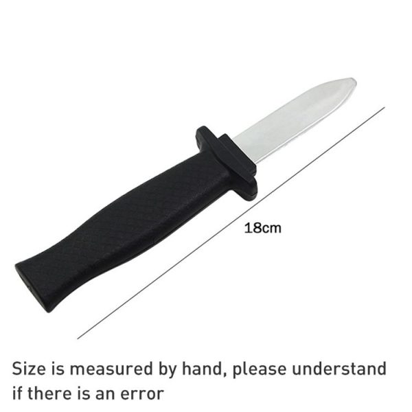 5pcs Tricky Retractable Plastic Knife, Fun Gag Toy (Black) - Image 4