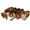 Magic Compartment Wooden Puzzle Box with Secret Drawer, Size: L - Image 2
