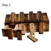 Magic Compartment Wooden Puzzle Box with Secret Drawer, Size: L - Image 5