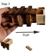 Magic Compartment Wooden Puzzle Box with Secret Drawer, Size: L - Image 6