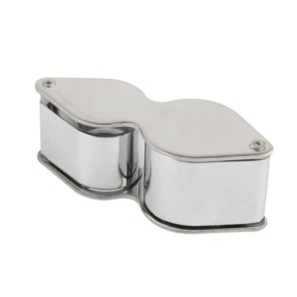 10X - 20X Portable & Rotatable Handheld Jewelry Loupe Magnifier Reading Magnifier (MG22181) (Silver) - Image 4