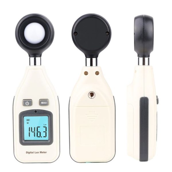 BENETECH Digital Light Lux Meter for Factory / School / House Various Occasion, Range: 0-200, 000 Lux (GM1010) (White) - Image 2