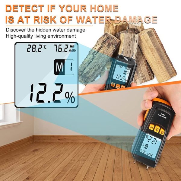 GM610 Digital Wood Moisture Meter (Black) - Image 6